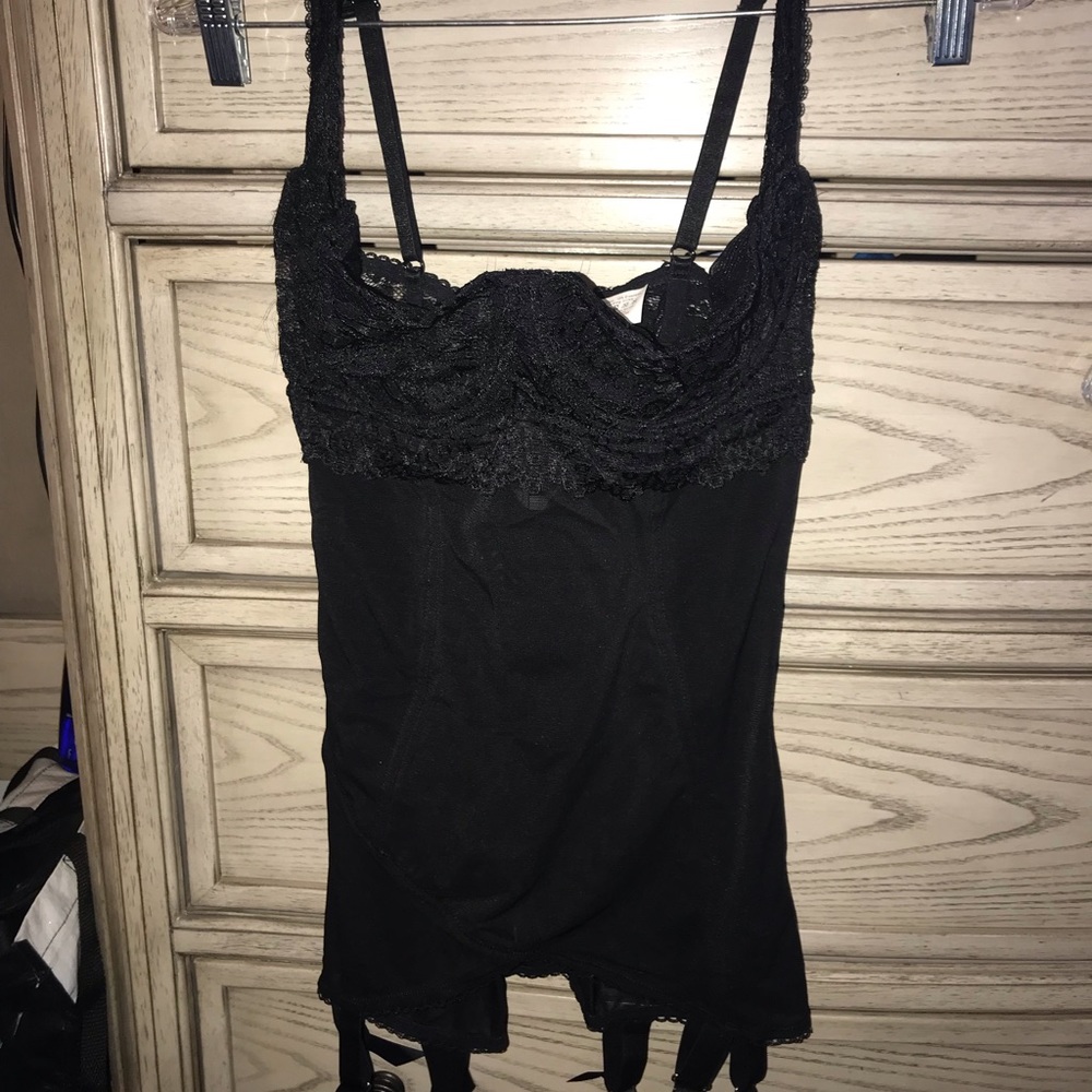 Kiss me deadly Vargas Dress garter slip dress 34DD